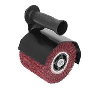 Burnishing Polishing Machine Kit, M10 Handheld Electric Stainless Steel Polisher Angle Grinder Attachment Polishing Wheel Drawing Machine for Wood Metal Stainless Steel Grinding
