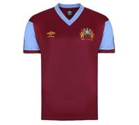 Burnley 1980 Umbro Retro Football Shirt Claret Medium Polyester