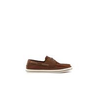 Dune London Men's Mens Burnner - Knitted Boat Shoes - Brown - Size: 6