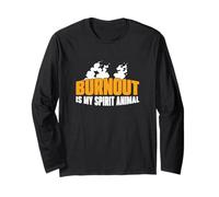 Burnout is My Spirit Animal A Public Employee Civil Servant Long Sleeve T-Shirt