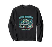 Burnout Machine Muscle Car Performance Design Sweatshirt