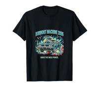 Burnout Machine Muscle Car Performance Design T-Shirt