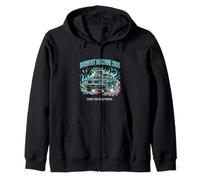 Burnout Machine Muscle Car Performance Design Zip Hoodie