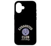 Burnout Meme Tired All the Time Funny Stress Mental Fatigue Case for iPhone 16