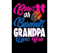 Burnouts or Bows Gender Reveal Party Announcement Mommy Notebook: Lined Journal for Writing - 6 x 9 Inches, 110 Pages, Glossy Finish Cover