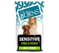Burns Pet Nutrition Hypoallergenic Complete Dry Dog Food Adult and Senior Dog Sensitive with Pork and Potato 2 kg