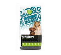 Burns Adult Sensitive Pork & Potato 12kg Hypo-allergenic, Complete Dry Food for Adult Dogs Over 9 Months Old. Contains Potato Novel Source of Protein & Carbohydrates