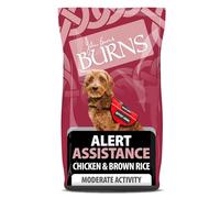 Burns Alert Assistance Chicken and Brown Rice Adult and Senior Dog Food - 12kg