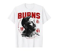 Burns - Catch Wrestling Legends T-Shirt T-Shirt, Men, White, 4X-Large