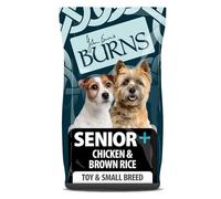 Burns Senior+ Chicken and Brown Rice Toy and Small Breed Dry Dog Food - 6kg