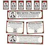 Burns Night Poetry Decorations Pack