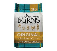 Burns Original Chicken and Rice Toy and Small Breed Dry Dog Food - 2kg
