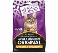 Burns Original Dry Cat Food - Chicken & Brown Rice - 300g