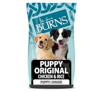 Burns Original - Dry Dog Food - Puppy - Chicken & Rice 12kg - Complete Food - Made with Natural Ingredients - Supports Gut Health