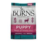 Burns Original - Dry Dog Food - Puppy - Lamb & Rice 6kg - Complete Food - Made with Natural Ingredients - Supports Gut Health
