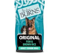 Burns Adult & Senior Dry Dog Food Hypoallergenic Original Fish & Brown Rice 12kg