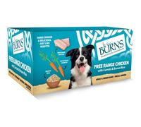 Burns Pet Natural Nutrition Adult and Senior Wet Dog Food Organic Chicken, Carrots and Organic Brown Rice 12 x 150 g