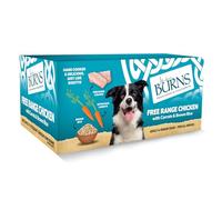 Burns Free Range Chicken with Carrots & Organic Brown Rice 12 x 150g - 12 x 150g