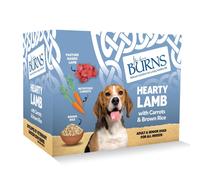Burns Pet Natural Nutrition Adult & Senior Wet Dog Food Hearty Lamb, Carrots & Wholegrain Brown Rice 6 x 395gm