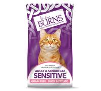 Burns Pet Nutrition Cat Food Sensitive Duck and Potato Grain Free 1.5 kg