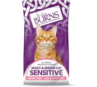Burns Pet Nutrition Cat Food Sensitive Duck and Potato Grain Free 1.5 Kg