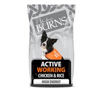 Burns Pet Nutrition Hypoallergenic Complete Dry Dog Food Adult and Senior Dog Active For Working Dogs Chicken and Rice 12 kg