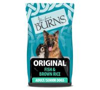Burns Pet Nutrition Hypoallergenic Complete Dry Dog Food Adult and Senior Dog Original Fish and Brown Rice 12 kg