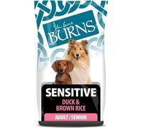 Burns Pet Nutrition Hypoallergenic Complete Dry Dog Food Adult and Senior Dog Sensitive with Duck and Brown Rice 2 kg