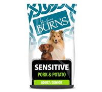 Burns Pet Nutrition Hypoallergenic Complete Dry Dog Food Adult and Senior Dog Sensitive with Pork and Potato 6 kg
