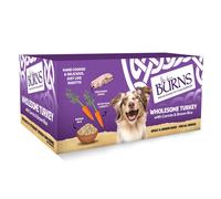 Burns Pet Nutrition Natural Wet Dog Food For Adult and Senior Dogs ? 12 x 150 g Variety Box (Turkey only)