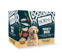 Burns Pet Nutrition Natural Wet Dog Food For Adult & Senior Dogs, 6 x 395 g Variety Box, 2 x Free-range chicken, 2 x Hearty Lamb, 1 x Free-range Turkey, 1 x Wild Fish