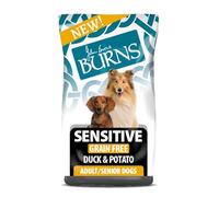 Burns Sensitive Grain Free Duck and Potato for Adult and Senior Dogs - 2kg