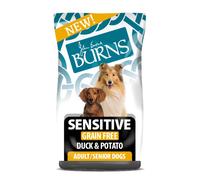Burns Pet Nutrition Sensitive Grain Free Duck and Potato Adult Dry Dog Food, 6 kg
