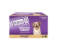 Burns Wholesome Turkey with Carrots Adult and Senior Dog Food - 16 x 395g