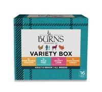 Burns Variety Box with Organic Brown Rice Adult and Senior Dog Food - 16 x 395g
