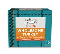 Burns Pet Nutrition Wholesome Turkey with Carrots Adult and Senior Wet Dog Food 16 x 395g