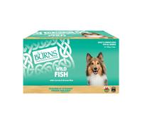 Burns Pet Natural Nutrition Adult & Senior Wet Dog Food Wild Fish, Carrots & Wholegrain Brown Rice 12 x 150gm