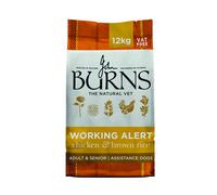 Burns Pet Nutrition - Hypoallergenic Dry Dog Food Adult/Senior - Chicken & Brown Rice - 12 kg