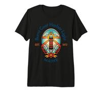 Burnt Coat Harbor Light Lighthouse Maine Premium T-Shirt