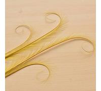 Burnt Curled Eyelash Effect Feather Double Pheasant Tails Motif Feather Mount for Millinery Hats Craft Florists Art