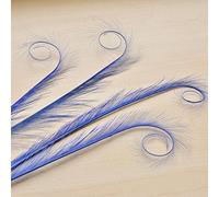 Burnt Curled Eyelash Effect Feather Double Pheasant Tails Motif Feather Mount for Millinery Hats Craft Florists Art