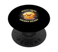 BURNT EDGES GOLDEN HEART PopSockets Adhesive PopGrip