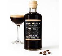 Burnt Faith Coffee Liqueur 70cl | Deep, Rich Coffee Spirit with Espresso and Mocha Notes | Perfect for Espresso Martinis and After Dinner Cocktails