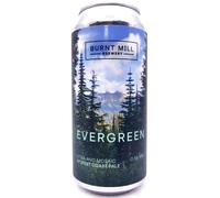 Burnt Mill Evergreen - Alcohol Free West Coast Pale Ale, Case of 12 Cans