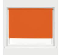 Burnt Orange Blackout Roller Blinds Thermal Blackout Material Metal Brackets & FIttings 25mm Roller Tube Easy Fit Child Safe Bedroom Office 60cm Width x 160cm Length