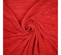 Burnt Orange Mini Pleated Crushed Plissé Satin Stretch Bodre Fabric Skirt Trousers 8713 (Sample (10cm x 10cm))