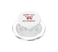 Burnt Out But Optimistic - Retro Vintage Sunse, PopSockets PopGrip for MagSafe