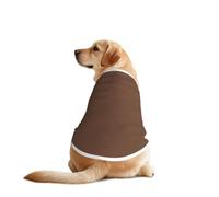 Burnt Sienna Print Mesh Pet Vest For Large Dogs | Breathable Sleeveless Top With Slip-On Style. Upload Your Design To Personalize