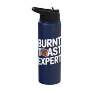 Burnt Toast Expert - Funny Toast Lover Stainless Steel Insulated Water Bottle