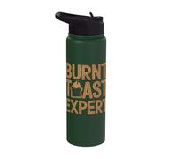 Burnt Toast Expert - Funny Toast Lover Stainless Steel Insulated Water Bottle